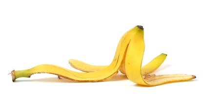 Banana skin