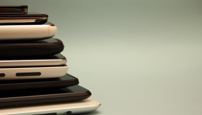 Devices on top of each other